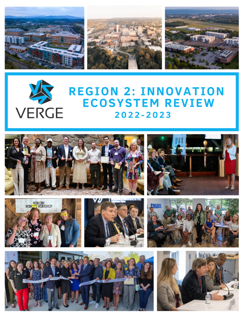 Cover of the 2022-2023 Innovation + Entrepreneurship Ecosystem Report